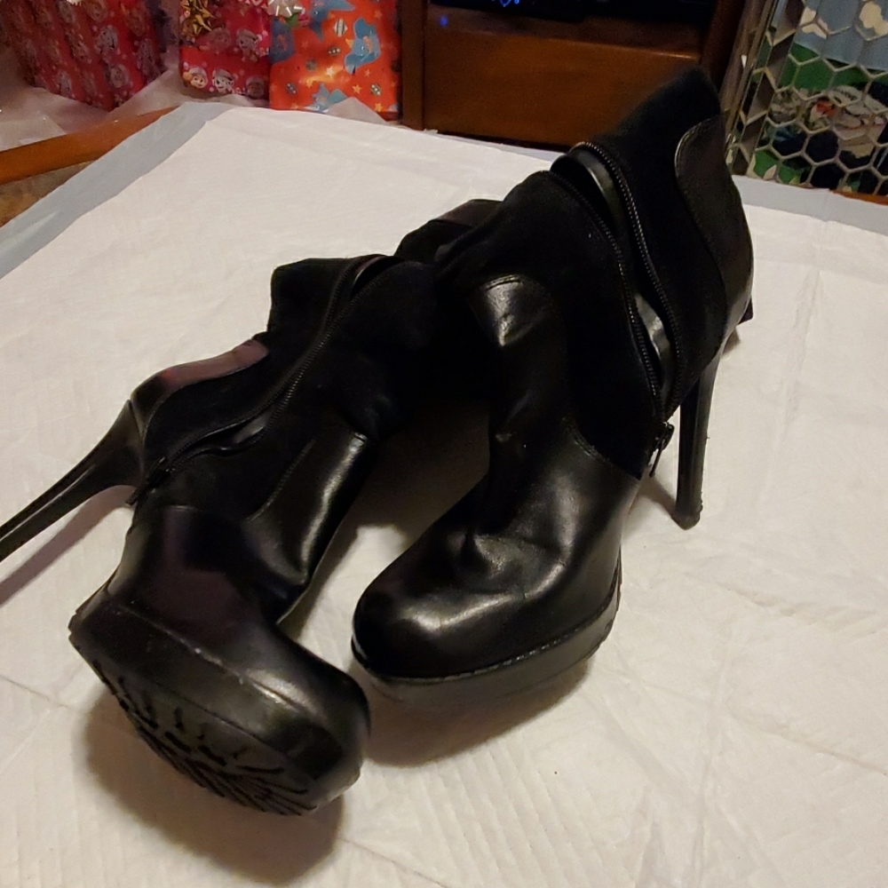 Leather & Swede boots